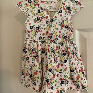 2/$10 Like new Carter’s floral dress and cardigan